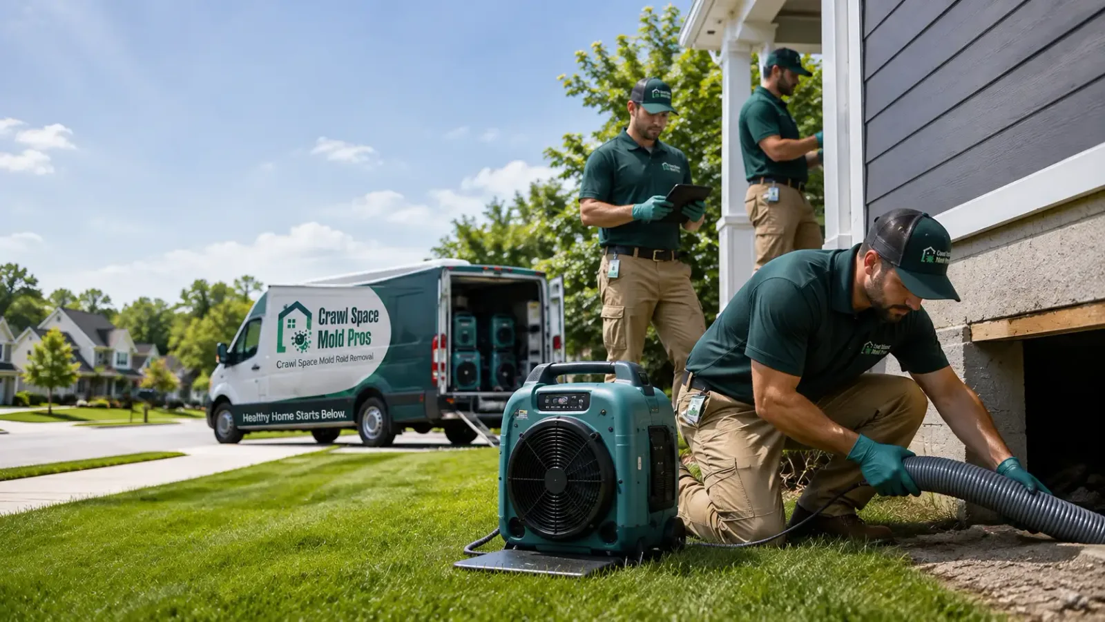 Crawl Space Mold Removal in Greenleaf, KS